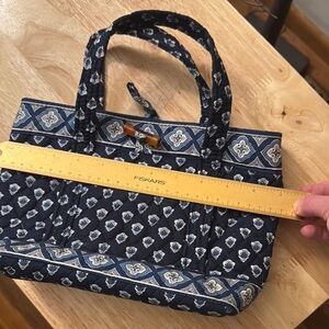 Vera Bradley Blue Patterned Tote Bag